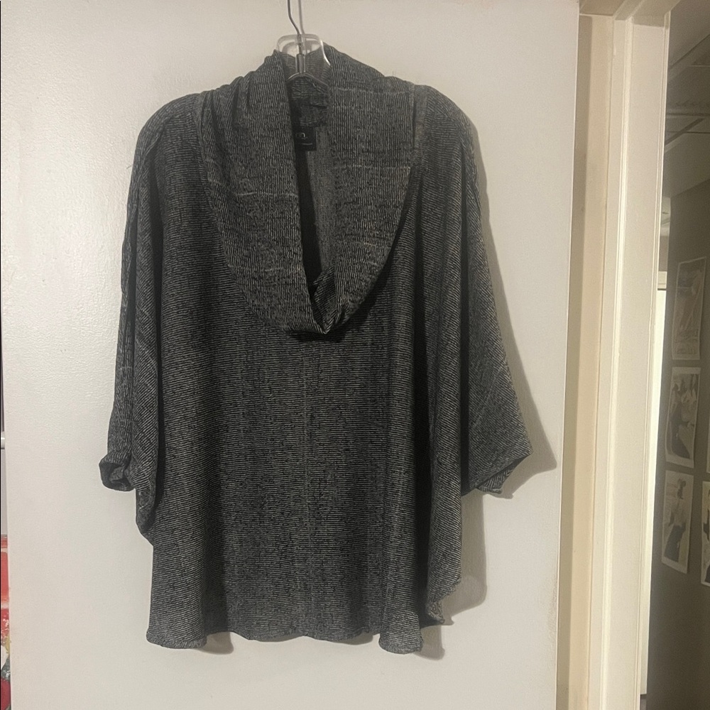 Heidi Hess hand loomed batwing sweater